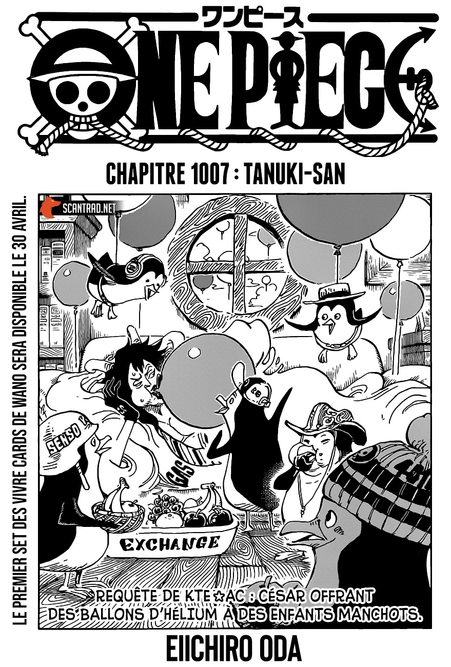 One Piece: Chapter 1007 - Page 1